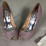 Badgley Mischka  Women Shoes SZ. 9 Metallic Peep Toe  Stiletto Wedding, night out Photo 1