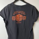 Harley Davidson 2014 Florida Motorcycles T Shirt Womens Black Large L USA Solid Photo 14