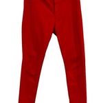 AG Adriano Goldschmied The Abbey Ankle Women 29R Red Pant Novelty Classic Midris Photo 0