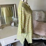 Anthropologie Mahogany lime green cotton pop over tunic top or mini dress beach cover up XL Photo 6