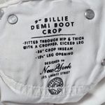 J.Crew 9" mid-rise demi-boot crop jean in white 27 J1752 Photo 5