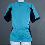 Polo Women’s Canari  Black & Blue Short Sleeve Cycling Jersey Top Medium Photo 3