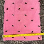 Lilly Pulitzer  White Label 8 Pink Corduroy Terrier Dog Embroidered Crop Pants Photo 7