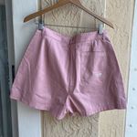 Reebok High Rise Tailored Shorts Pastel Pink Size Medium Photo 3