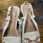 A New Day  Cream Sling Back Heeled Loafers Size 8.5 Photo 4