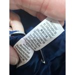 Victoria's Secret ‎ Navy Blue Eyelet Lace Trim Ruffle Crop Top Pajama M Photo 8