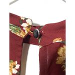 Active USA Floral Blouse Womens S Boho Cottagecore Modest Prairie Slit Sleeve Photo 7