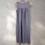 Eileen West Gown Nightgown Womens Sz S Gray Long Swiss Dot Lace Cottagecore Midi Photo 3