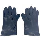 Nine West 00s Vintage Black Silver Leather Adjustable Gloves Photo 1