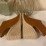 Acacia Swimwear MATT & NAT Acacia Vegan Leather Espadrille Wedge Heels brown EU38/US8 Photo 5