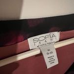 Sofia Jeans Women's Empire Dress with Long Sleeves, Mid Calf size M Purple Size M Photo 9