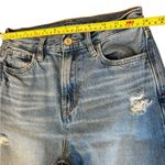 American Eagle Mom Jeans Distressed Organic Cotton Denim Womens Size 0 Short Photo 9