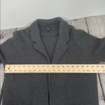 J.Crew  Merino Wool Blend Open Front Cardigan Jacket Charcoal Gray Small Photo 12