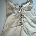 Madewell Tavik by Monahan Lace-Up One-Piece Swimsuit in Horizon Stripe xs Photo 12