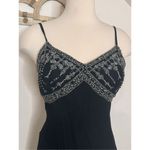 Stenay Y2K Black Silk Beaded Fairy Goth Dress 8P Size 8 Photo 1