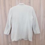 Forenza VTG  Womens Cashmere Blend Blazer Size 12 Cream Classic Quiet Luxury Photo 4