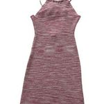 Et Clet Pink Knit Halter Mini Dress Women Size Medium | 61-33 Photo 0