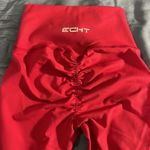 ECHT  Red Force Scrunch Booty Leggings Size XS High Rise EUC #1842 Photo 3