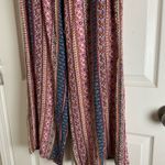 Three Dots WOMENS PRINTED WIDE LEG PULL ON PANT size Large Photo 5