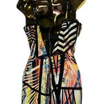 Material Girl colorful summer romper size M Photo 2
