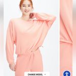 Fabletics Light Pink Monica cinched pull over size medium. Photo 1