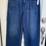 Old Navy  High Rise Wow Wide Leg Jeans Dark Wash Size 12 Long Photo 0