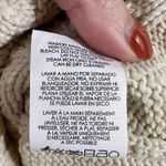 CAbi  Style 3157 Cream Cable Lace up Long Sleeve Sweater Size XS Photo 8