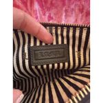 L.A.M.B. Green Clutch Leather Vintage Wristlet Striped Y2K Photo 4