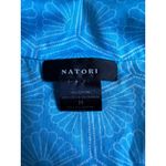 Natori  Buy Fleur Blue Shell print PJ‎ pajama top size M Photo 1