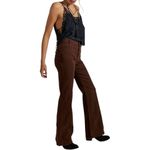 Free People NWT We The Firecracker Star Retro Brown Snake Flare Jeans 25 Current Photo 3