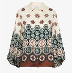 Tanya Taylor  Marina floral top blouse size XL Photo 0