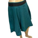 The Limited  Women’s Size S A Line Full Skirt Above Knee Preppy Office Chic Blue Photo 3