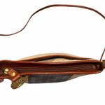 Brahmin Vintage Basketweave Crossbody Purse Bag Photo 6