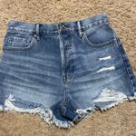PacSun  Distressed Denim Shorts - Blue Photo 0