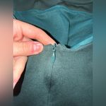 Lulu's Forest Green Backless Skater Dress Blue Size M Photo 5
