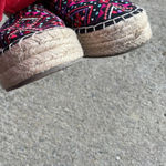 American Eagle  Embroidered Mule Platform Espadrille Shoes size 8 Photo 5