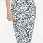 Boden Floral Pencil Skirt in Ivory Exotic Garden White Size 6 Photo 4