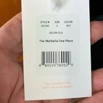 ANDIE NWT  Swim The Marbella One Piece Swimsuit Scoop Neck Removable Pads S Black Photo 7