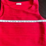 Calvin Klein Fitted Red Tank Top with Scoop Neckline L Photo 6