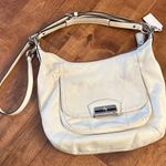 Coach Kristin Leather Convertible Shoulder Bag in Cream Photo 0