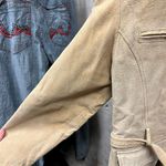 Rue 21 Options Vintage Y2K Suede Leather Tie Waist Jacket Coat Penny Lane Medium Photo 3