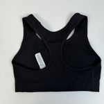 Nike  Size XS Sports Bra Swoosh Racerback Spellout Front Logo Pullover Stretch Photo 4