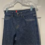 Spanx  Wide Leg Jeans Pull On Elastic Waist High Rise Raw Indigo Medium 20547Q Photo 2