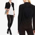 BCBG Maxazria Norton Crop Jacket Faux Suede black Stretch NWT XXS Photo 1