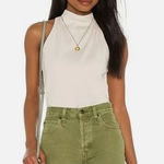 Free People WE THE FREE Free‎ People Makai Cutoff Shorts Khaki Green Distressed Raw Hem 27 Photo 0