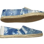 Toms NEW  Alpargata Rope Tie-Dye Slip On Flats size 8 Blue Photo 4
