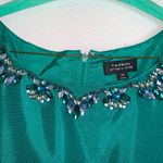 Tahari : Elegant Teal Sleeveless Rhinestone Dress – Perfect for Any Occasion Photo 2