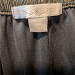 Boston Proper  Women’s S Shirt Shirt Foil Metallic Silver Black Off Shoulder Photo 4