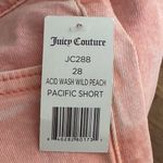 Juicy Couture  Acid Wash Wild Peach Pacific Short HR Shorts Size 28 Photo 6