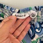 Midnight sky  M Crop Top Boning Adjustable Straps Bandana Blue Elastic Back Photo 4